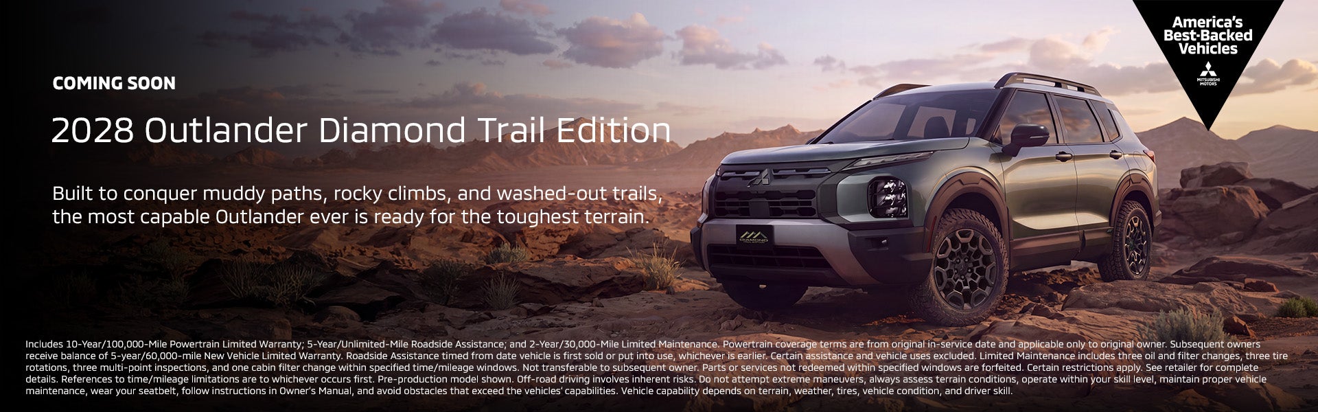 2028 Outlander Diamond Trail Edition Coming Soon