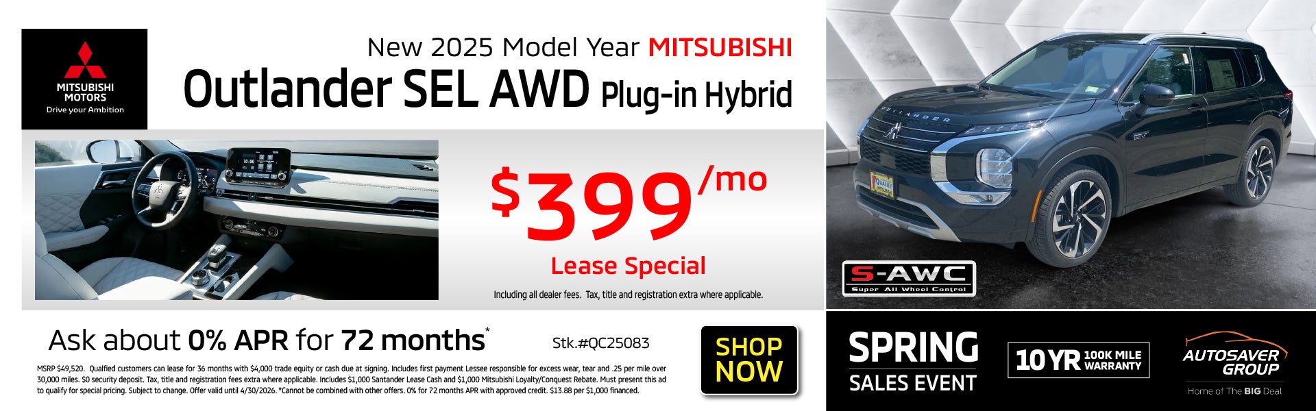 SHOP NEW MITSUBISHI VEHICLES NEAR ST. JOHNSBURY, VT