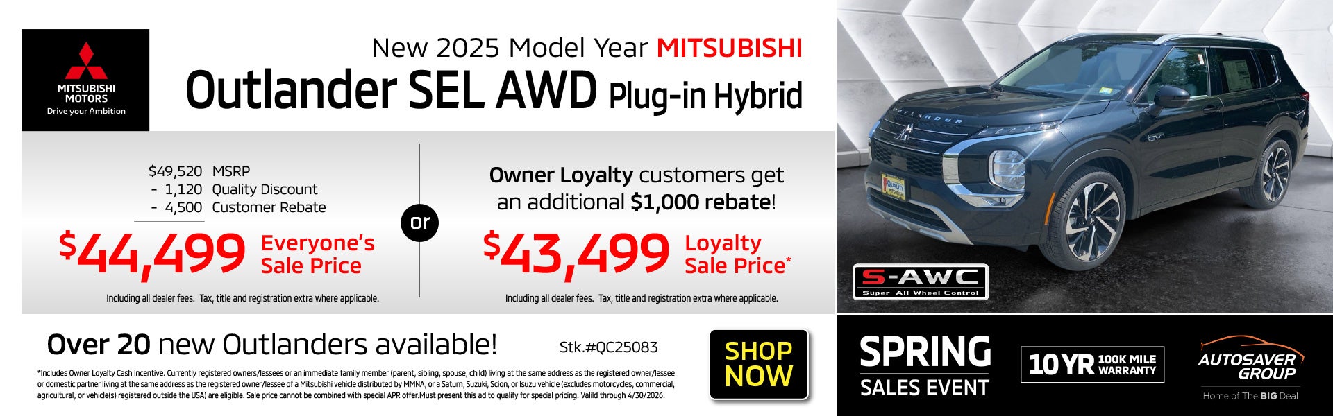 SHOP NEW MITSUBISHI VEHICLES NEAR ST. JOHNSBURY, VT