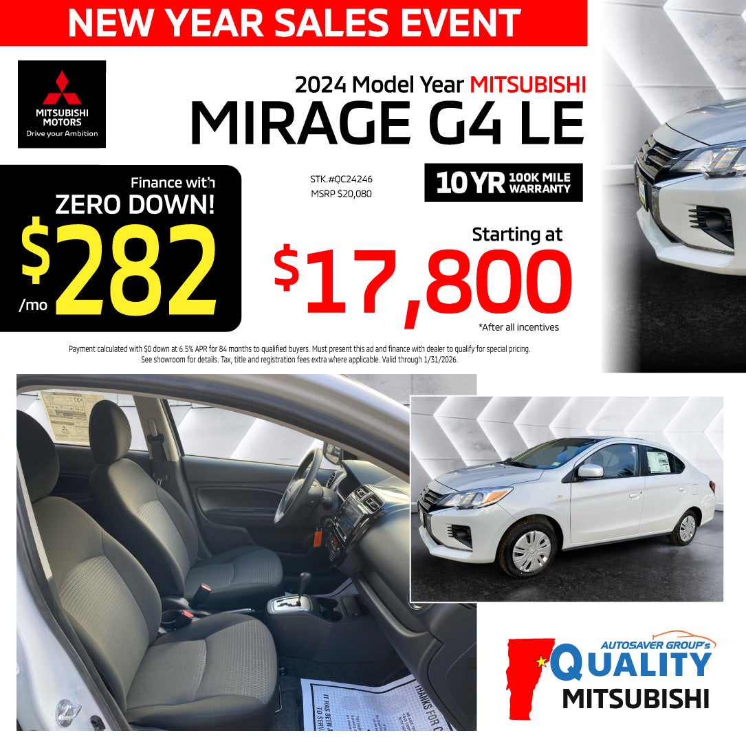 2024 Mitsubishi Mirage G4