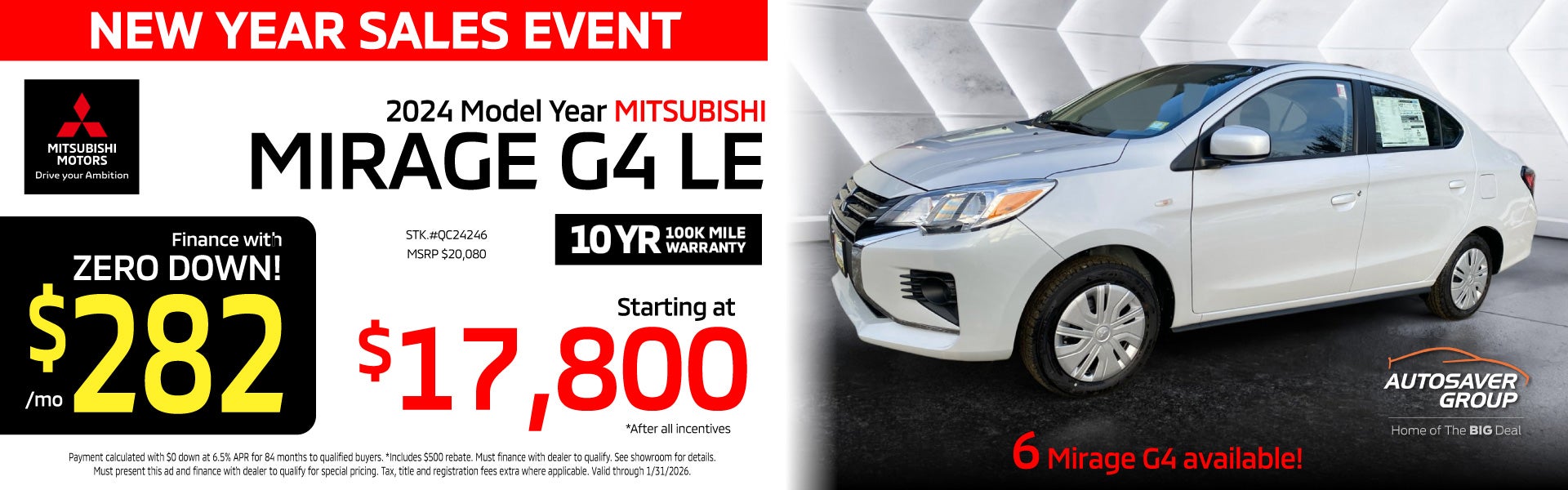 SHOP NEW MITSUBISHI VEHICLES NEAR ST JOHNSBURY, VT