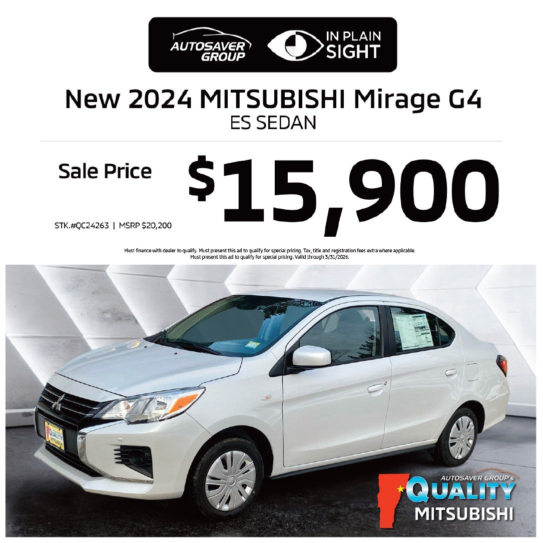 SHOP NEW MITSUBISHI VEHICLES NEAR ST. JOHNSBURY, VT