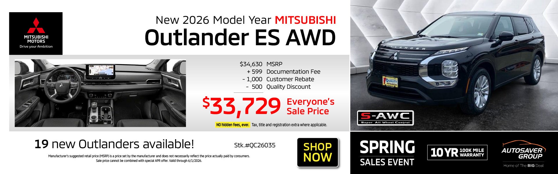 SHOP NEW MITSUBISHI VEHICLES NEAR ST. JOHNSBURY, VT